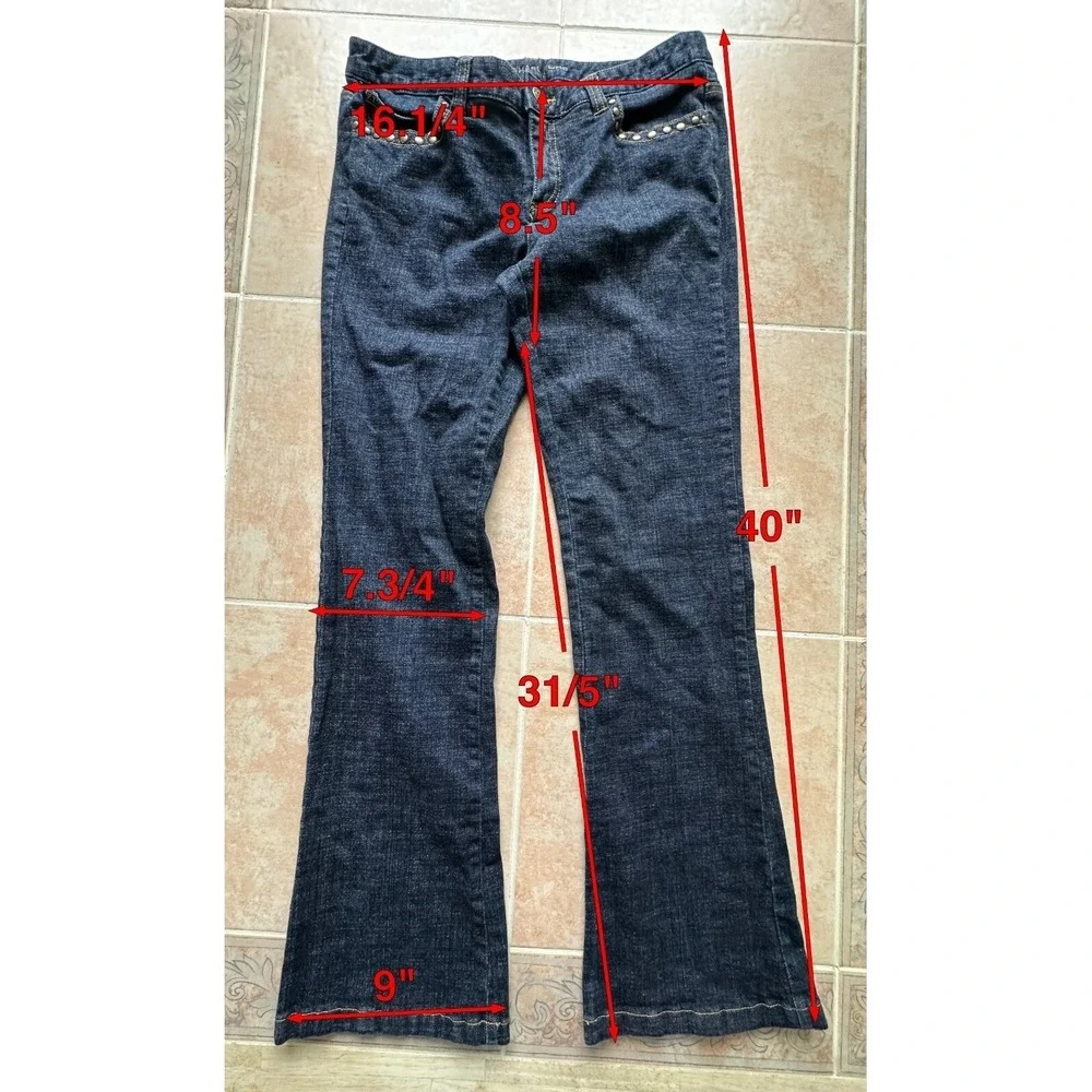 Michael Kors‎ Studded Bootcut Jeans Women's Size 8